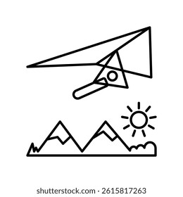 Adventure icon illustration vector design template