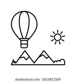 Adventure icon illustration vector design template