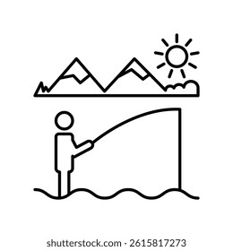 Adventure icon illustration vector design template