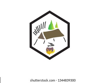 adventure icon natural concept