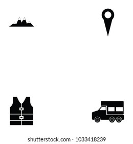 adventure icon set