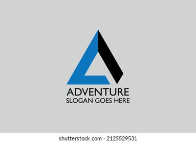 adventure illustrator logo design. This logo is suitable for outdoor travel or camping equipment brands