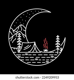 Adventure Into Space, Camping on The Moon