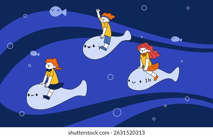 Viagem de Aventura no Vasto Mar Azul