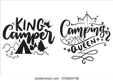 Adventure Lettering Quotes Poster, Camping Quotes, Adventure time quotes for T-Shirt design, Cut Files Design