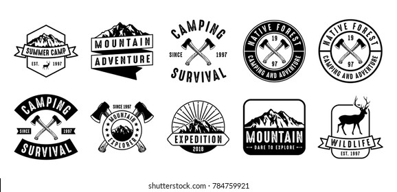 Adventure Logo and Badge Bundle 