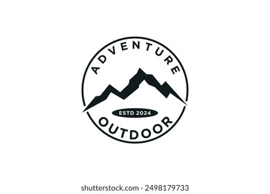adventure logo design with modern concept