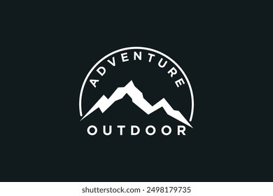 adventure logo design with modern concept