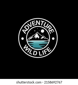Adventure logo design vector illustration