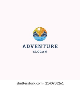 Adventure logo icon design template vector illustration