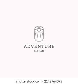 Adventure logo icon design template vector illustration