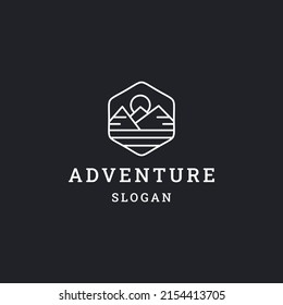 Adventure logo icon design template vector illustration