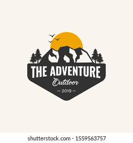 adventure logo inspiration.flat design.vector illustration concept