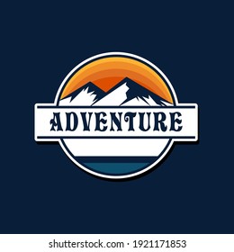 Adventure Logo Minimalist Vector Concept