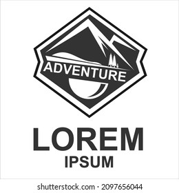 adventure logo simple and rare