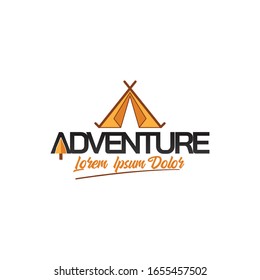 Adventure Logo Template, logo camp for your company