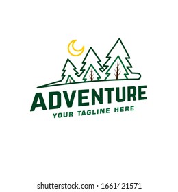 plantilla de logotipo de aventura comercial
