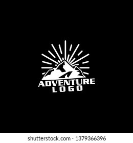 ADVENTURE LOGO TEMPLATE FOR HIKING SESSIONS TSHIRT AND POSTER