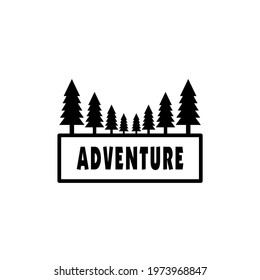 Adventure logo template with a simple design. suitable for community logos.