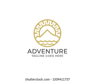 Adventure logo vector design template