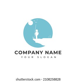 Plantilla de diseño vectorial de logotipo de aventura