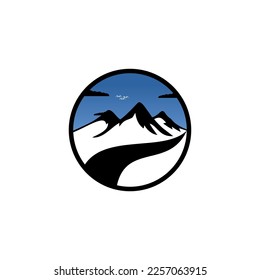 Adventure logo vector isolated on white background