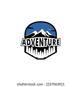 Adventure logo vector isolated on white background