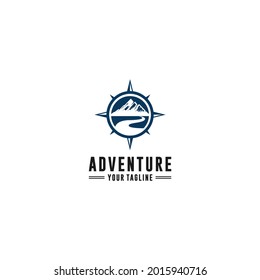 logotipo de aventura en fondo blanco