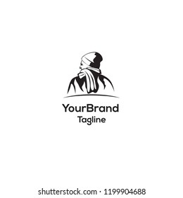 Adventure man logo template