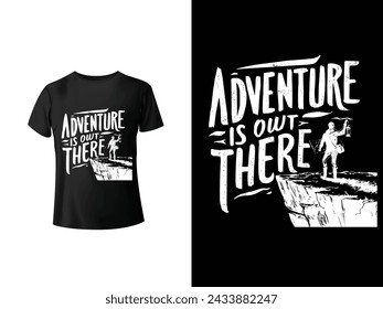 Adventure ,  Adventure at the mountain graphic artwork for t shirt and others .Let's travel around the world typography t-shirt design ready for print