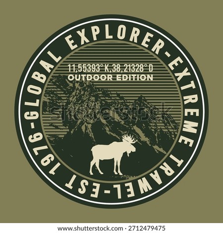 Adventure at the mountain graphic artwork for t shirt 
