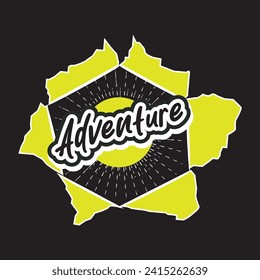 Adventure mountain  hiking travel camping wildlife outdoor t shirt design 