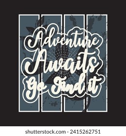 Adventure mountain  hiking travel camping wildlife outdoor t shirt design 