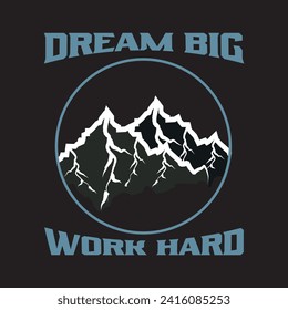Adventure mountain  hiking travel camping wildlife outdoor t shirt design 