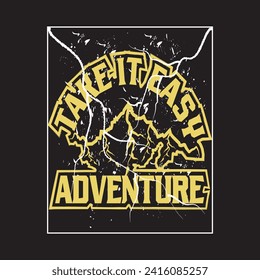 Adventure mountain  hiking travel camping wildlife outdoor t shirt design 