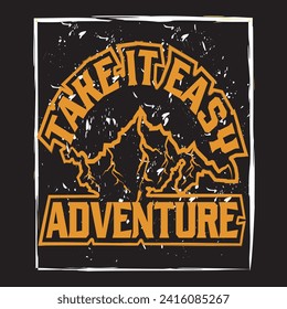 Adventure mountain  hiking travel camping wildlife outdoor t shirt design 