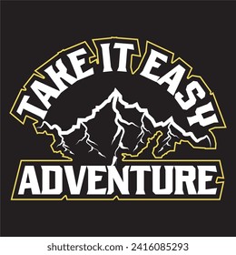 Adventure mountain  hiking travel camping wildlife outdoor t shirt design 