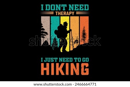Similar – Image, Stock Photo Hiking downhill in the mountains between trees in the fog