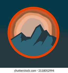 adventure mountain logo corporate logo design,t-shirt