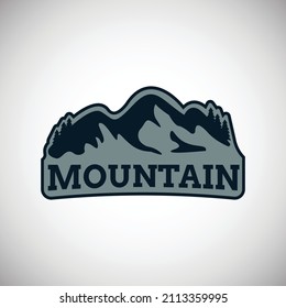 Adventure Mountain Logo, Sign, Symbol, Vector with transparent background for free download
