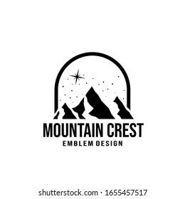 Vorlage für das Adventure Mountain Logo für Ihre Clubreise