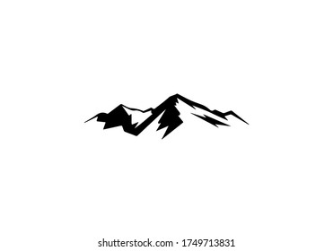 adventure mountain logo vector design