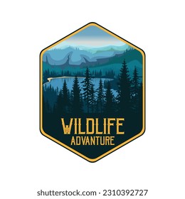Adventure and mountain outdoor vintage logo template, badge or emblem style Pro Vector. Mountain Logo Outdoor Adventure, Badges, Banners, Emblem Pro Vector

