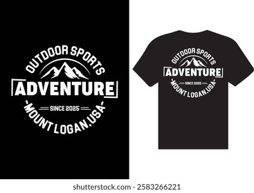 Adventure Mountain T-shirt Design,100 %original eps vector eps file,