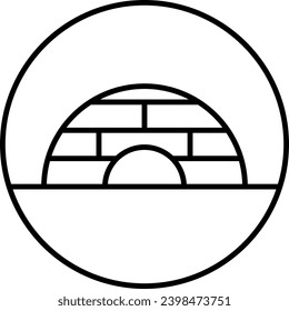 Adventure Outdoor minimal line art logo icon 