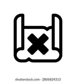 Adventure. Outlined stroke vector icon with black-filled details.