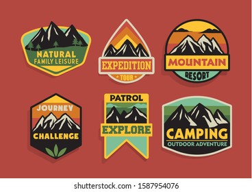 ADVENTURE PATCH BADGE DESIGN SET PACK