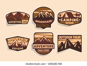 Adventure patch design set pack