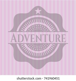Adventure pink emblem