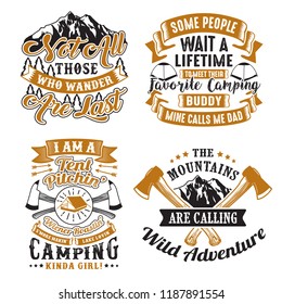 Adventure Quote and Saying Set